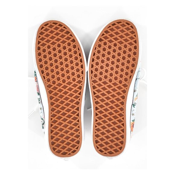VANS Floral Print Lace Up Canvas Sneakers Unisex - Picture 12 of 12